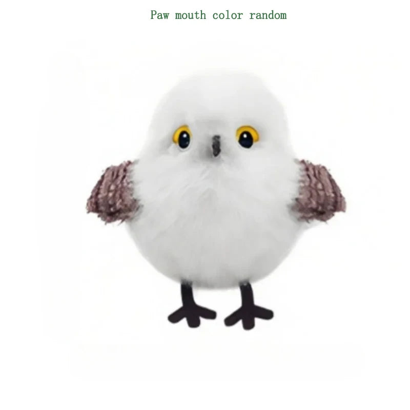 Hot Cat Interactive Toys Catnip Electric Pat Bird (With Catnip) Dog Cats Touch-Activated Squeaky Plush Toy Pet USB Rechargeable