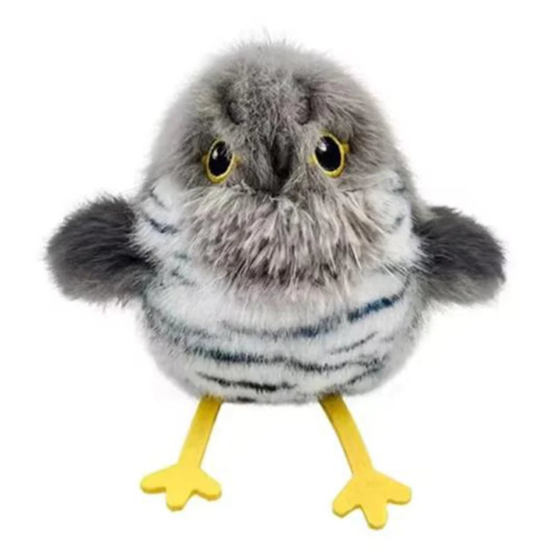 Hot Cat Interactive Toys Catnip Electric Pat Bird (With Catnip) Dog Cats Touch-Activated Squeaky Plush Toy Pet USB Rechargeable