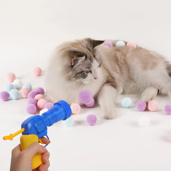 Kitty Corner™ Interactive Ball Launcher – Fun Hunting Game for Active Cats